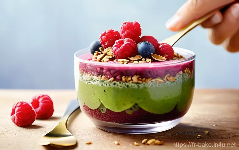 슈퍼푸드가 포함된 제과 제품 - **The Art of Superfood Baking:** A close-up shot focusing on a pair of hands (gender-neutral, fully ...