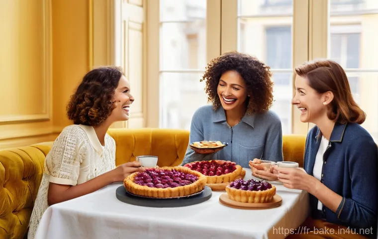 기타 제과 제품 영양소 - **Prompt:** A beautifully arranged dessert table showcasing an array of diverse and healthier pastry...