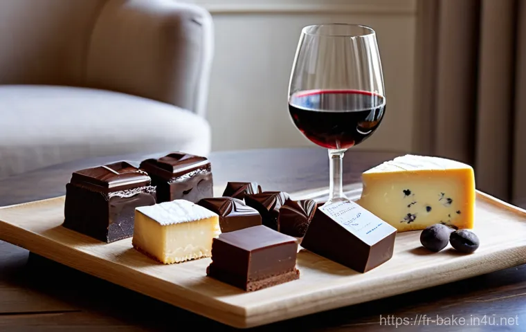 초콜릿 제과 브랜드별 리뷰 - **Prompt**: "A close-up, high-definition photograph of a skilled French chocolatier, an adult male o...